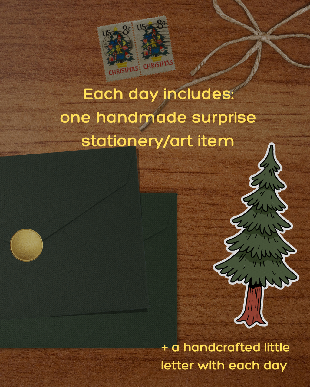 25 day stationary advent calendar