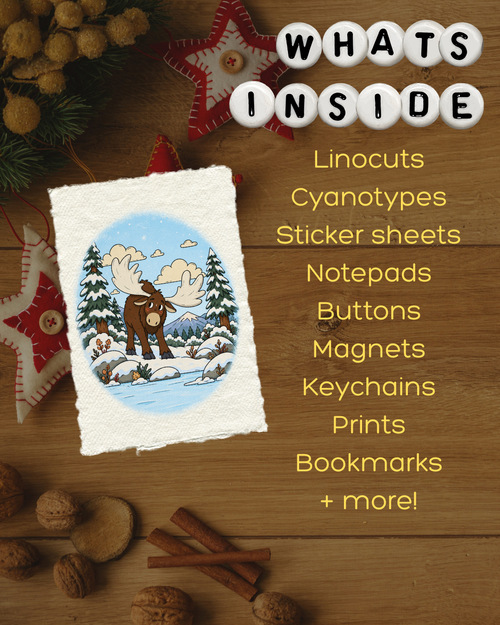 25 day stationary advent calendar