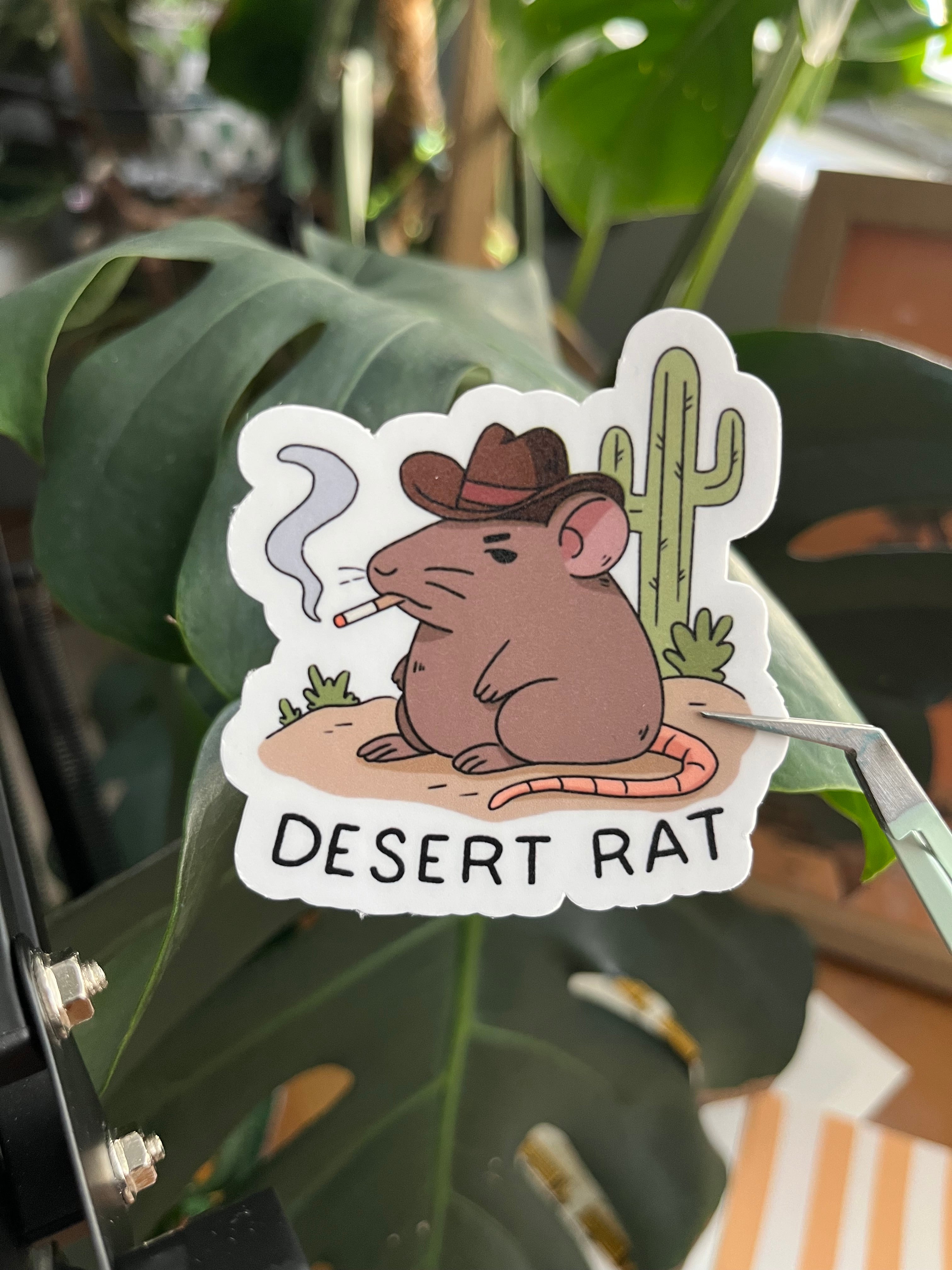 Desert Rat Vinyl Sticker