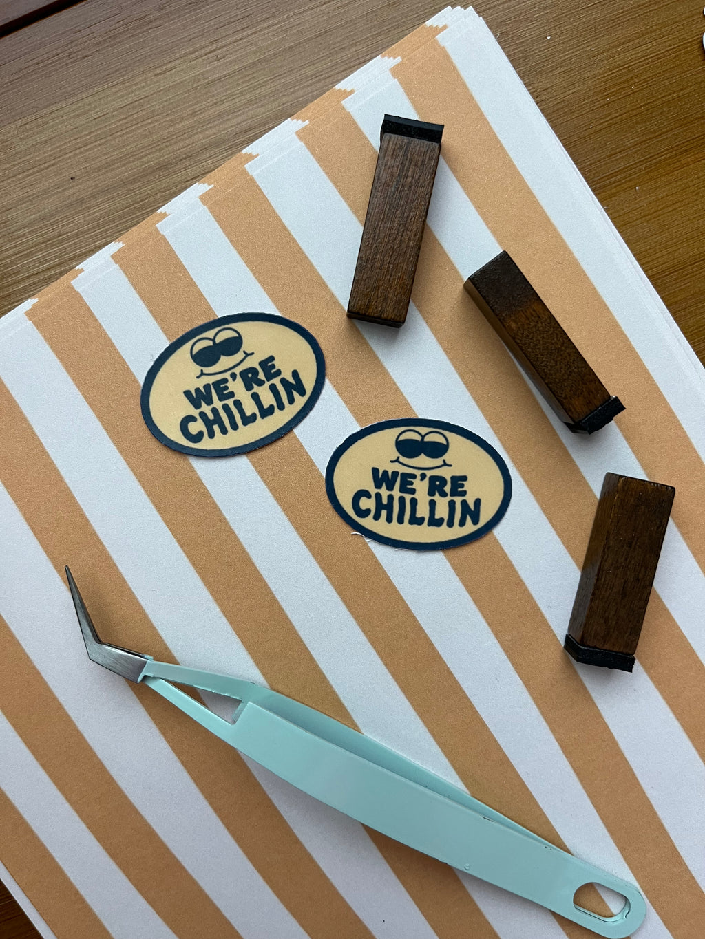 We’re Chillin vinyl sticker