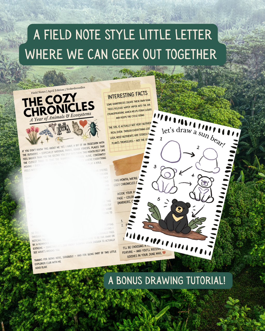 April mail club ‘catch up edition’