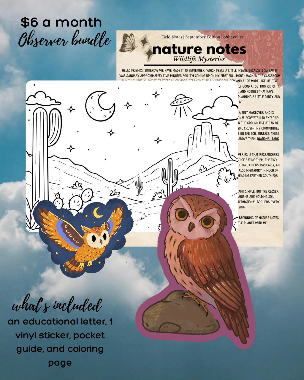 Nature Notes Mail Club