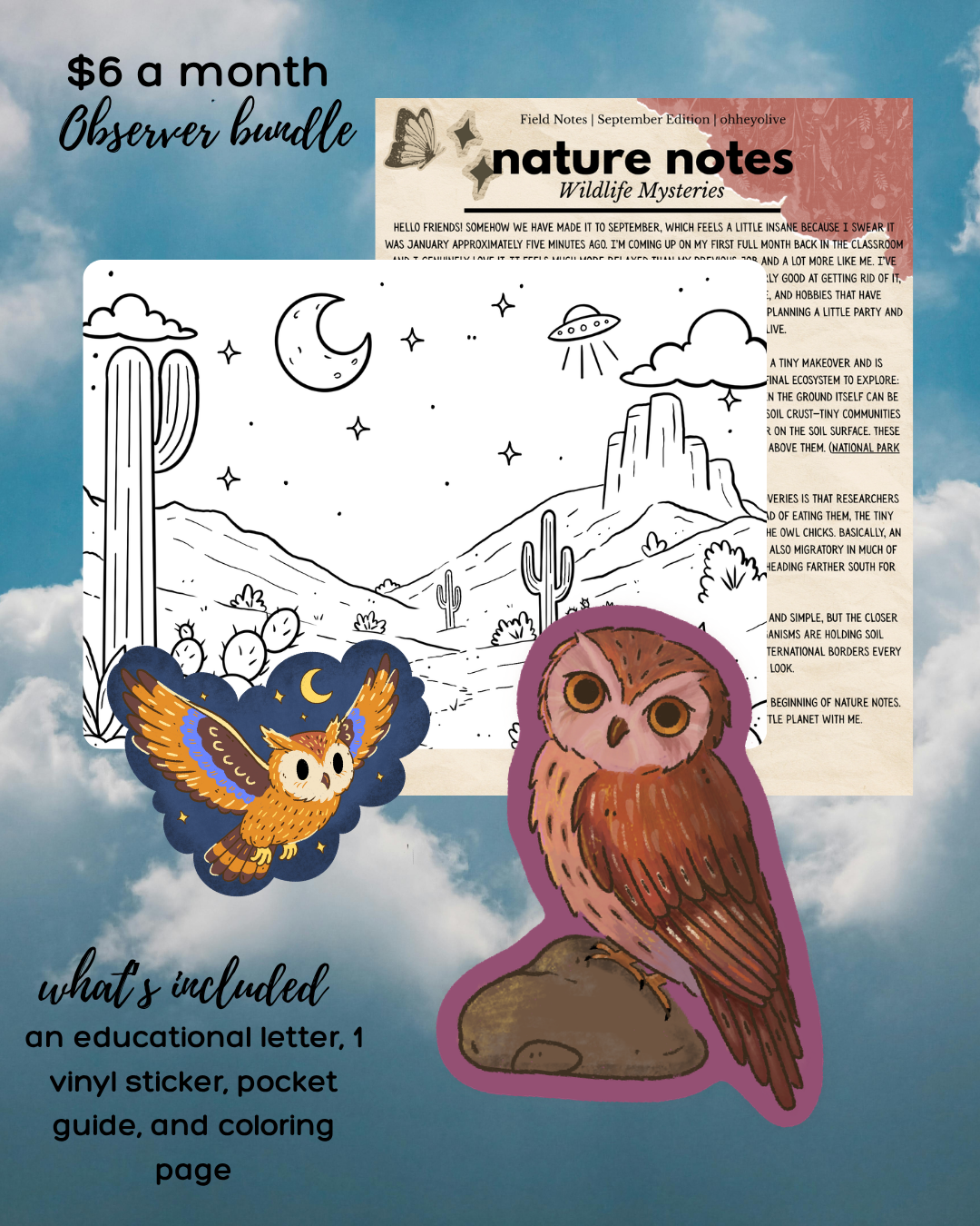 Nature Notes Mail Club