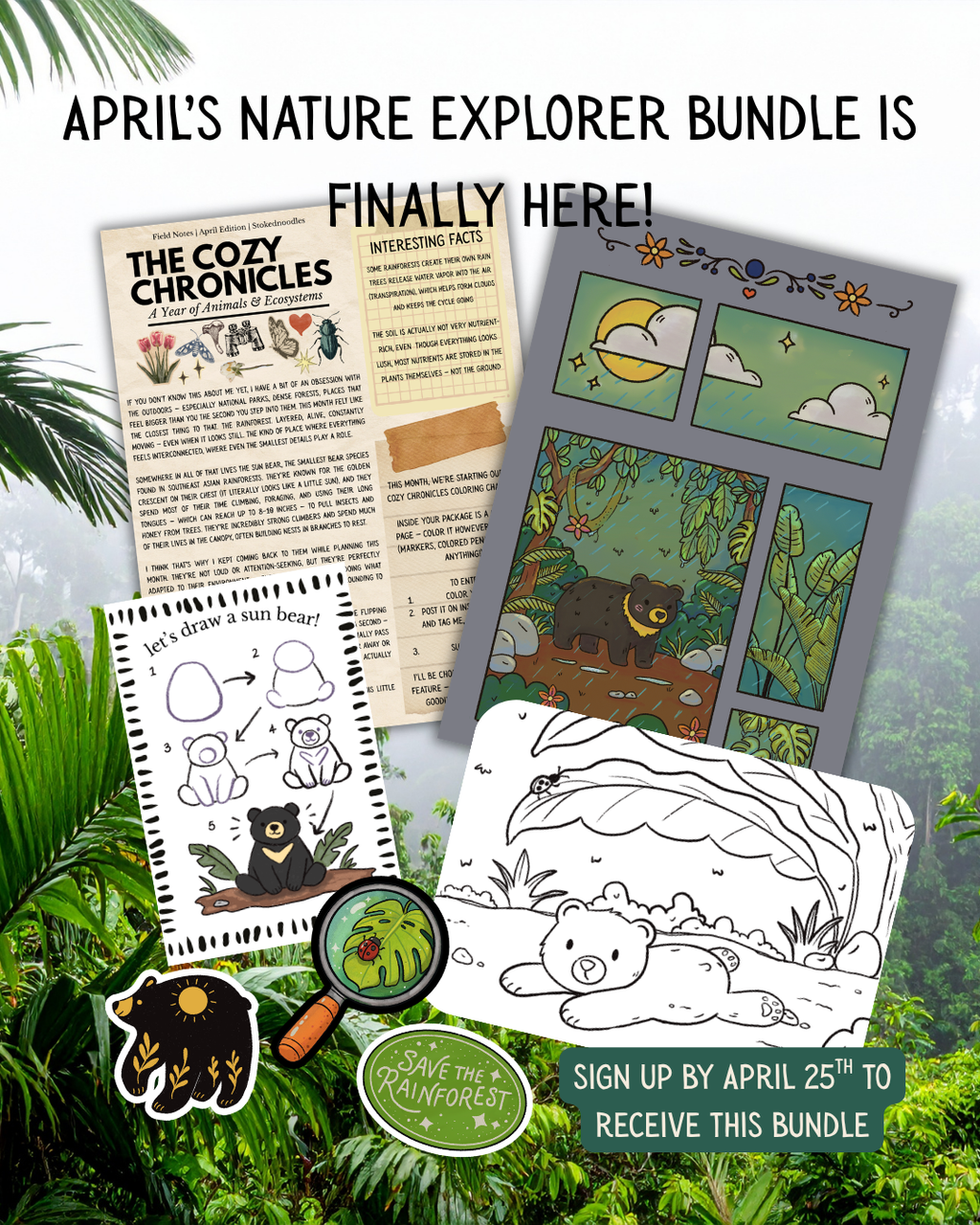 April mail club ‘catch up edition’