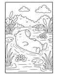 cozy capybara