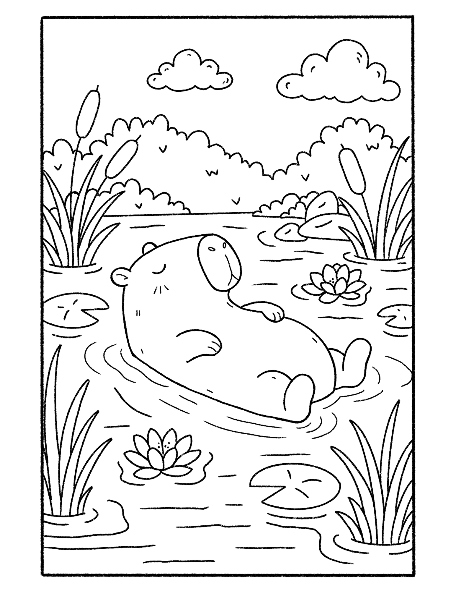 cozy capybara